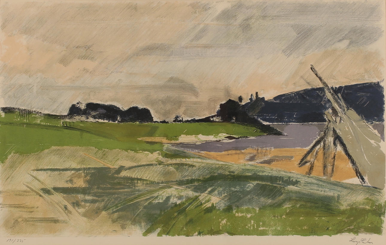 HUGO ZUHR. 2 st litografier signerade och numrerade.