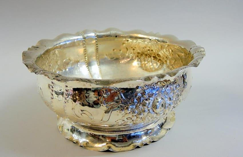 FRUKTSKÅL, silver 800, Bruckmann & Söhne.