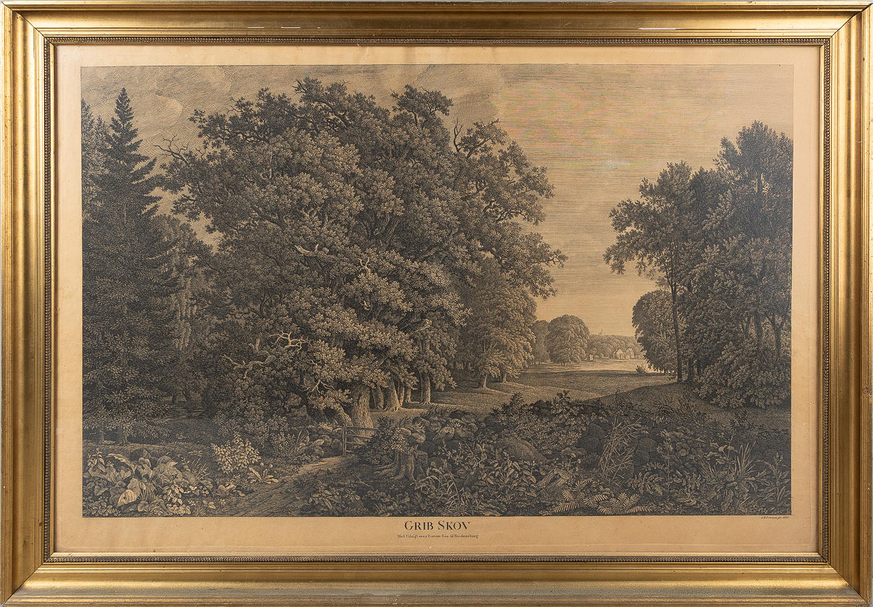 GRAVUR, „Geierwald“, S H Petersen, 1820.