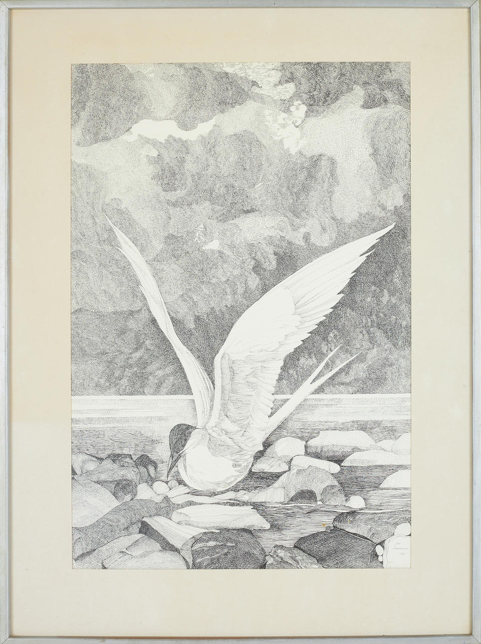 SIV ANDERSSON. “Tärna”, ink, signed and dated 1980.