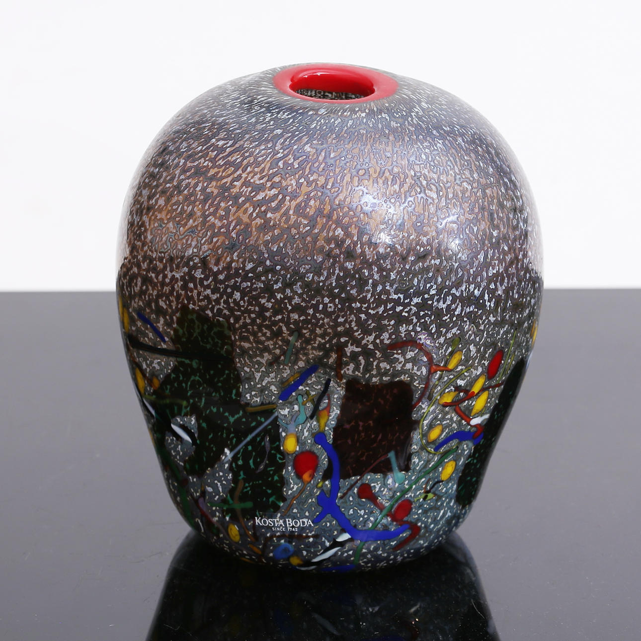 BERTIL VALLIEN. Vas, glas, Artist Collection, signerad, Kosta Boda ...