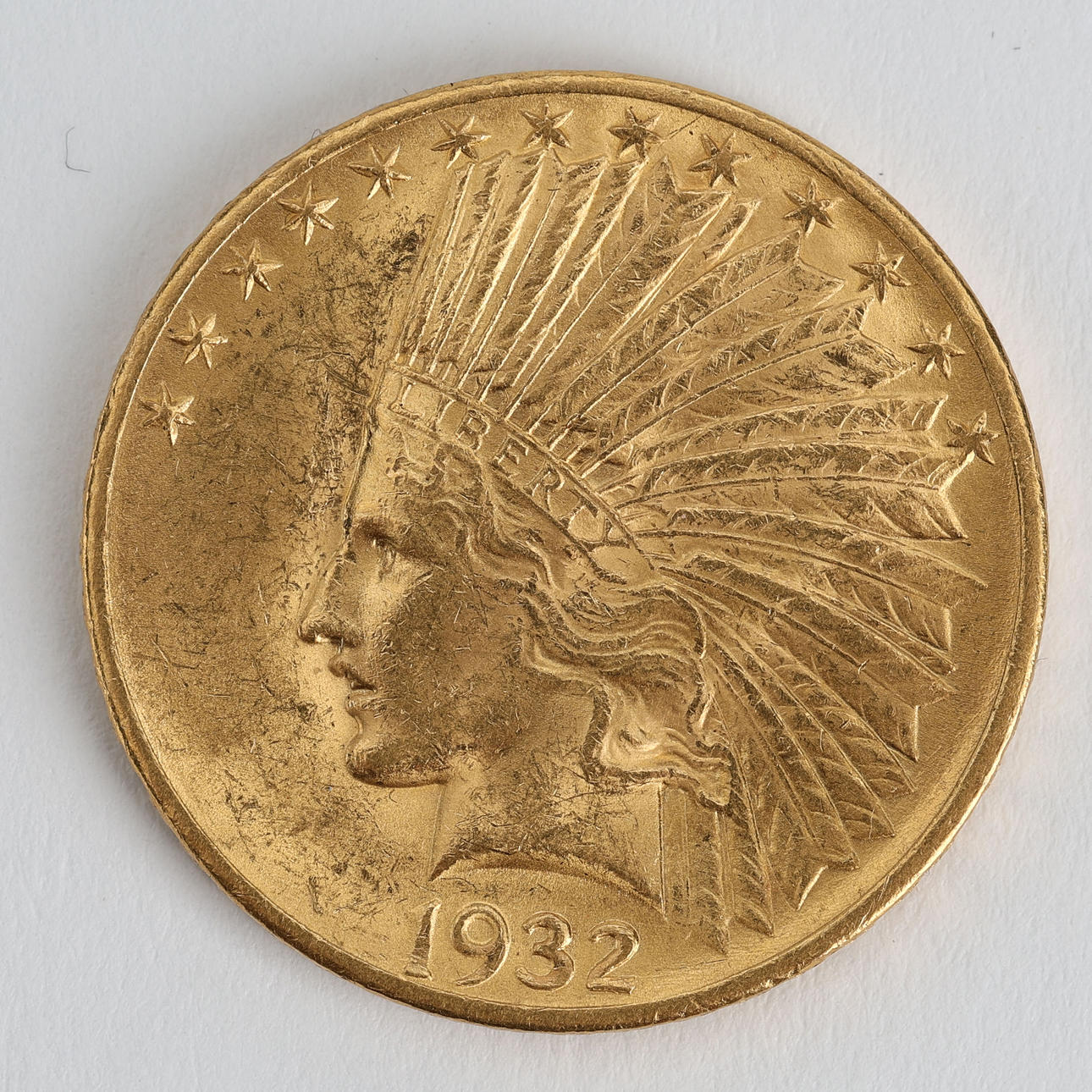 MONEDA, 10 dólares, oro (0.900), 1932.