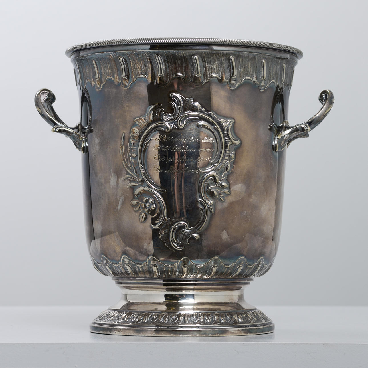 CHAMPAGNE CHILLER, Nysølv, 1906.