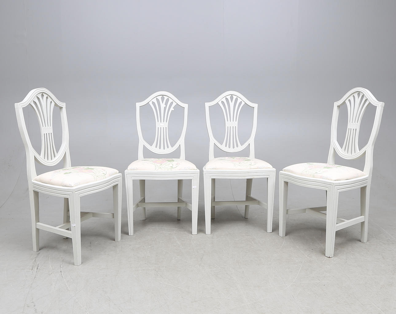 STOLAR, 4 st, Hepplewhite stil, 1900-tal.