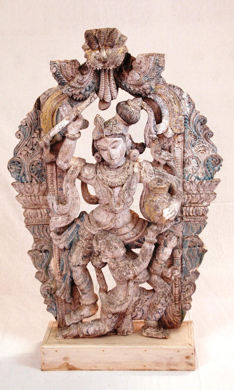 TEMPELRELIEF, 1800-tal, Krishna.