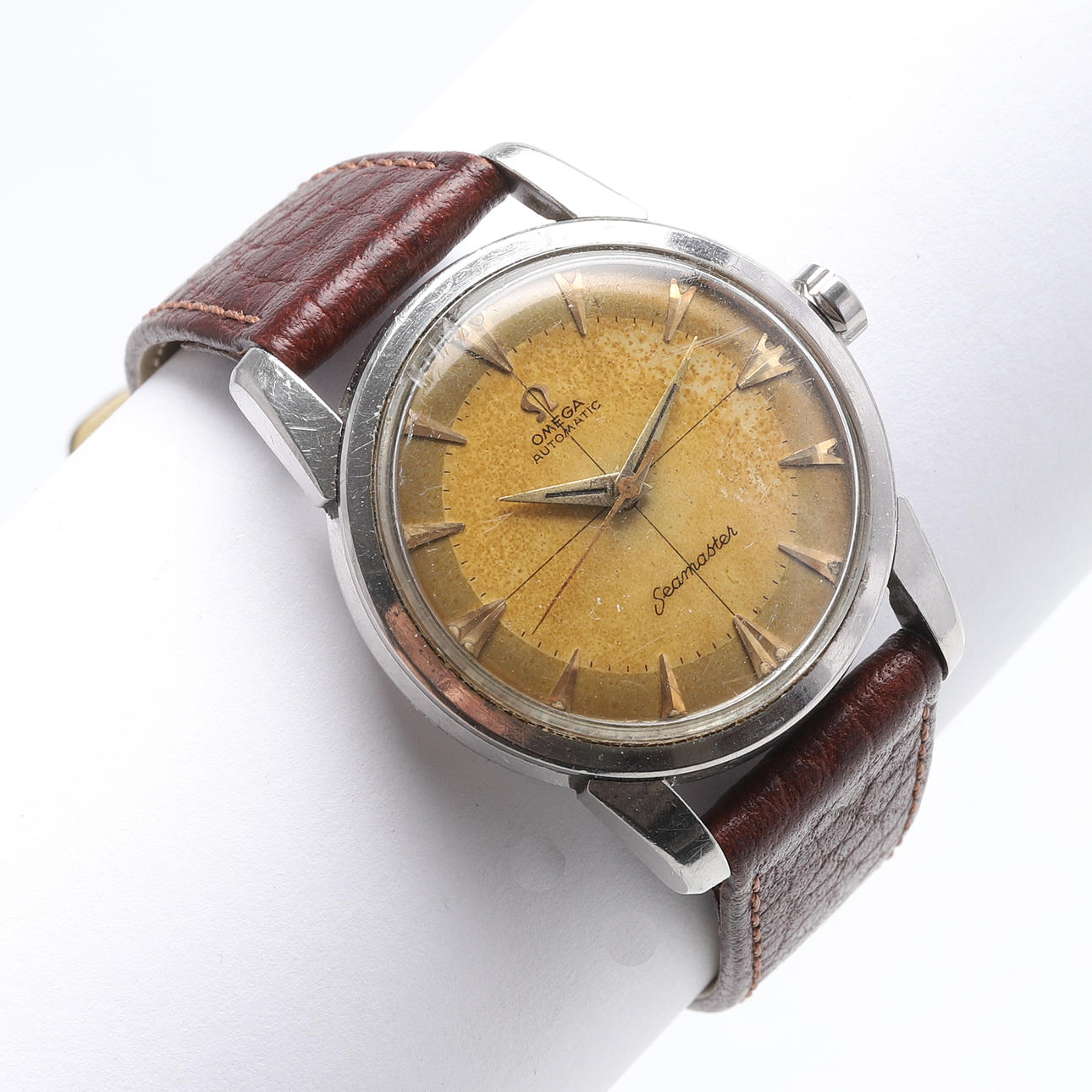 OMEGA, wristwatch, steel, Seamaster Automatic.