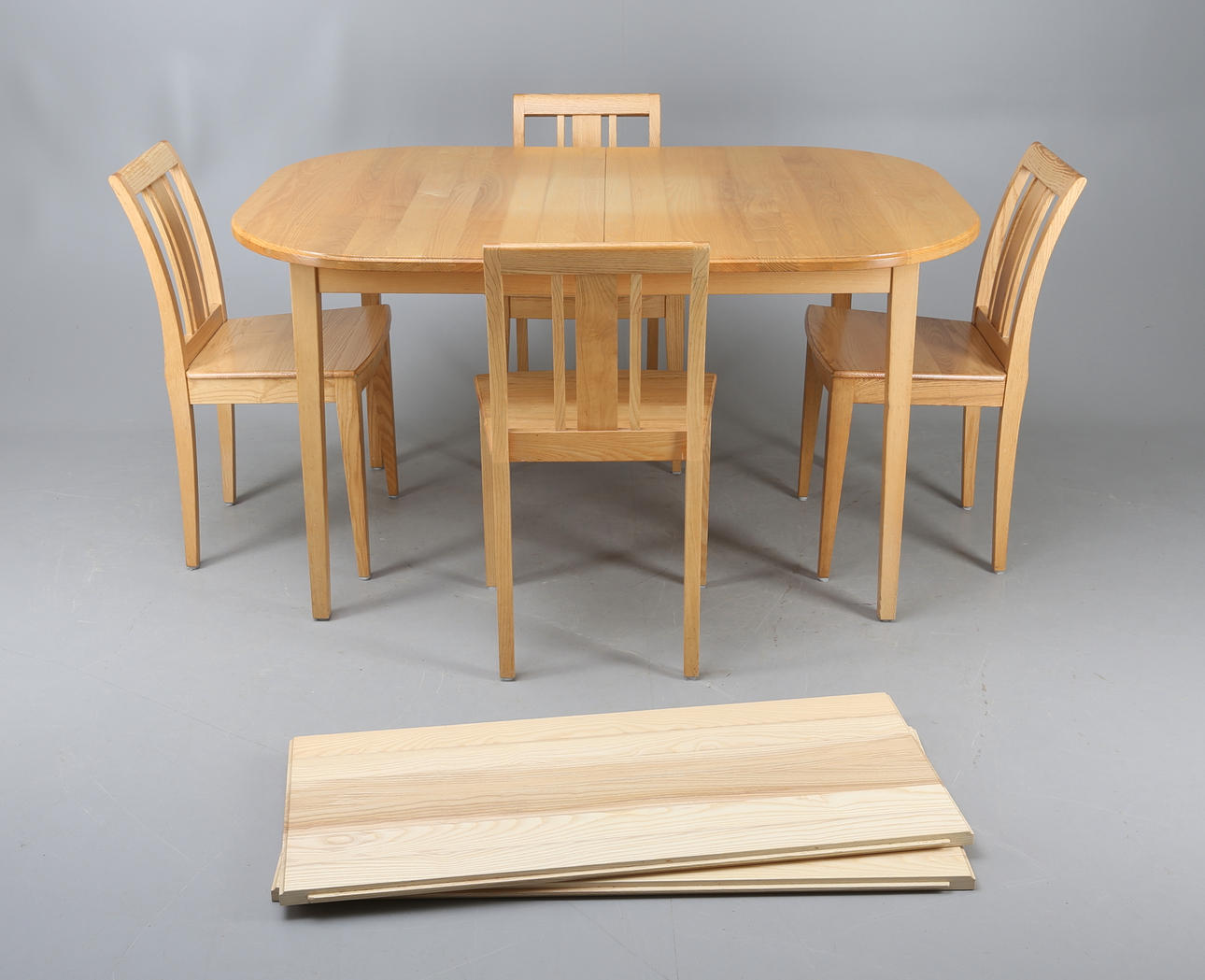 MATSALSMÖBEL, 5 delar, Gentzells, 1900-talets senare del.