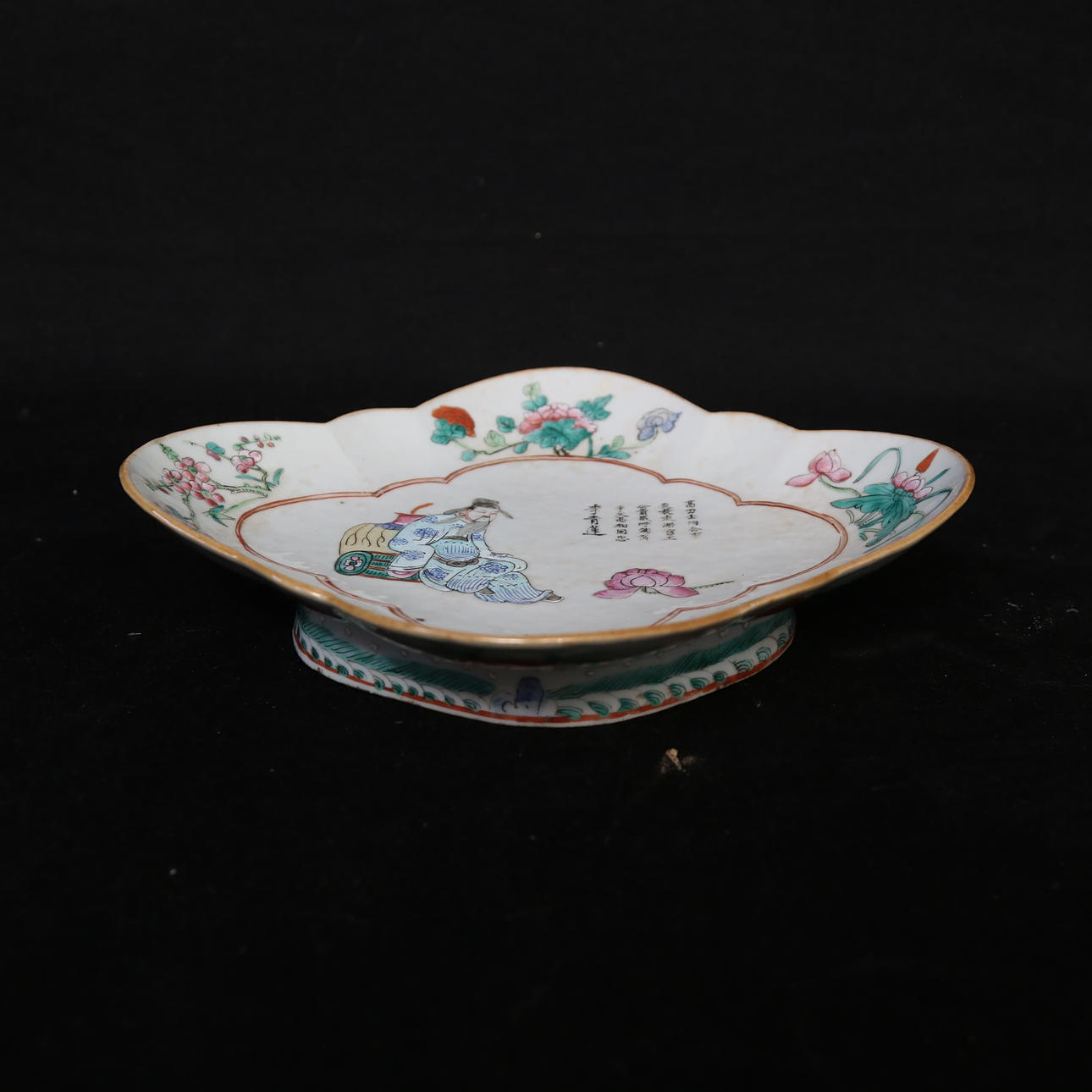 MALJA, posliini, Kina, 1800-tal.