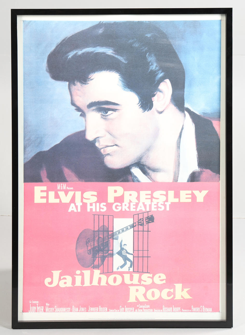 ELVIS PRESLEY IM „JAILHOUSE ROCK“ -POSTER.