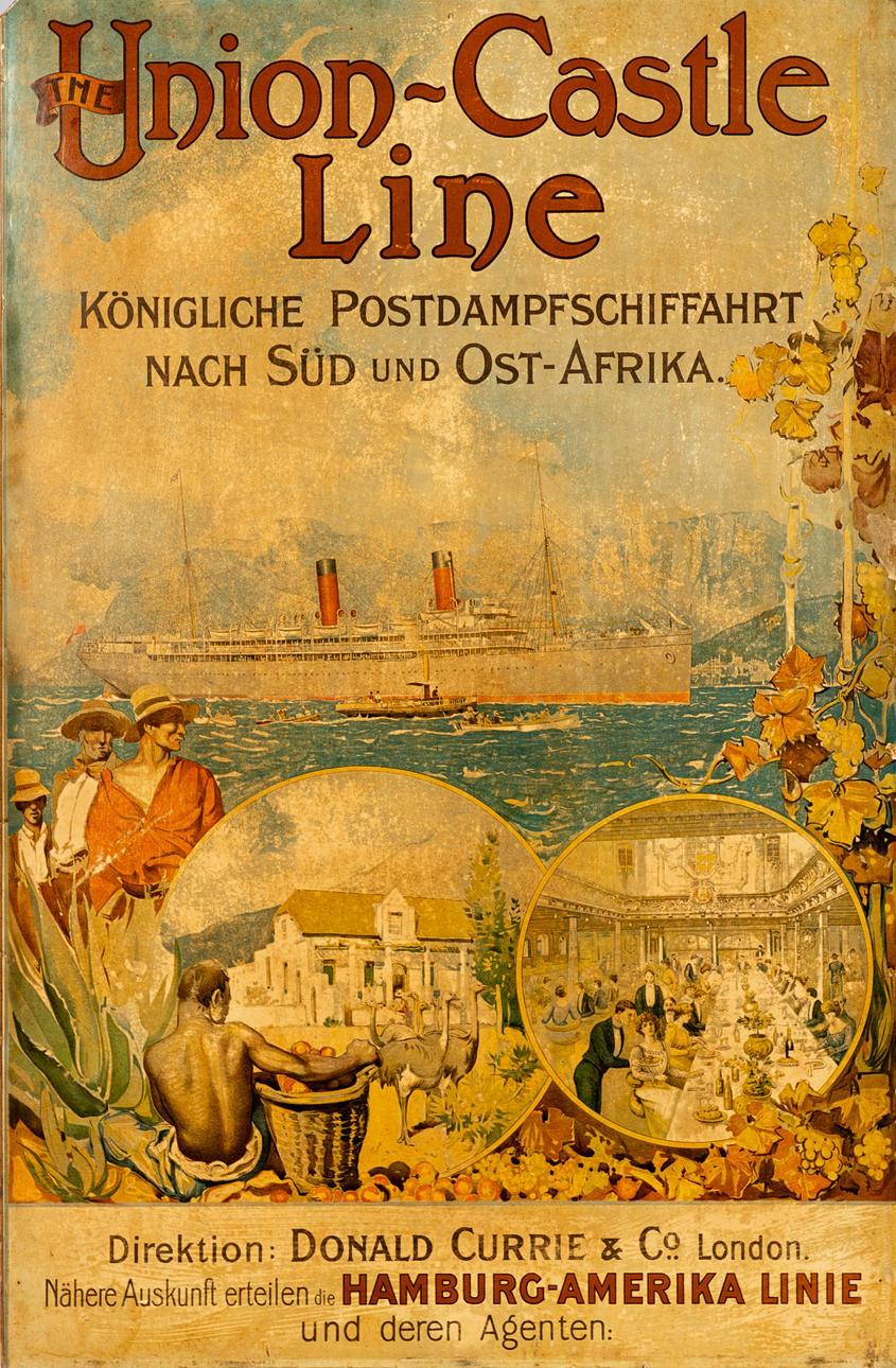 WERBEPLAKAT. The Union-Castle Line.