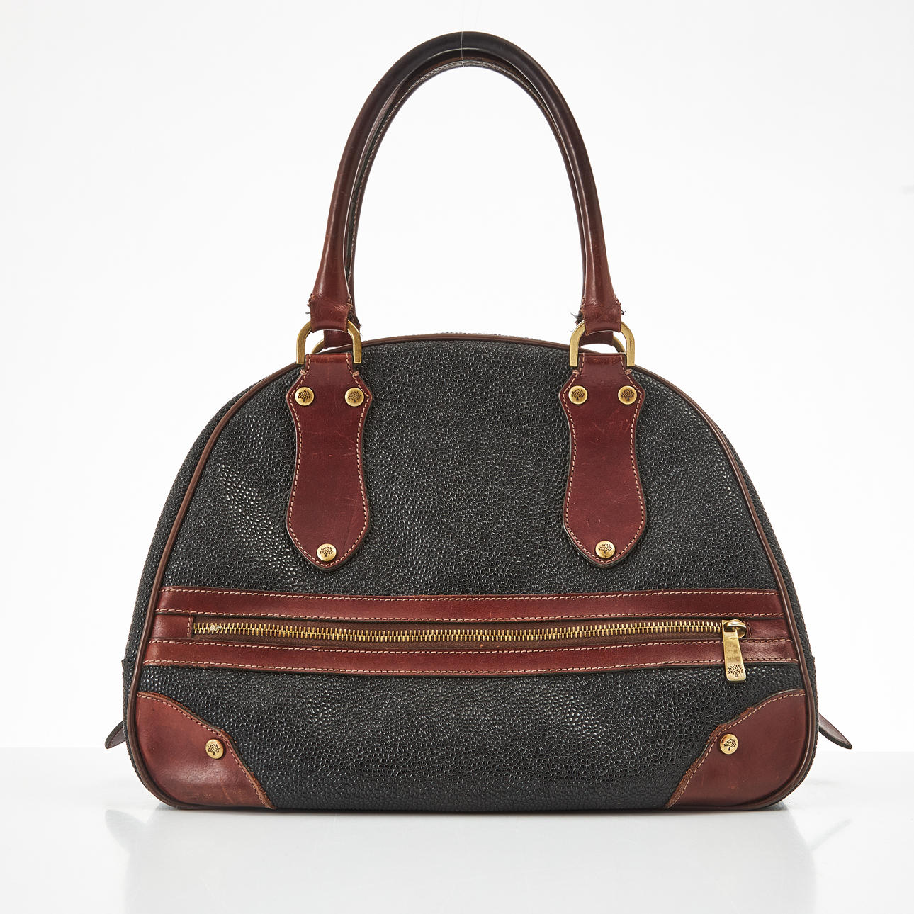MULBERRY. Bag, Bowling Bag, Scotchgrain.