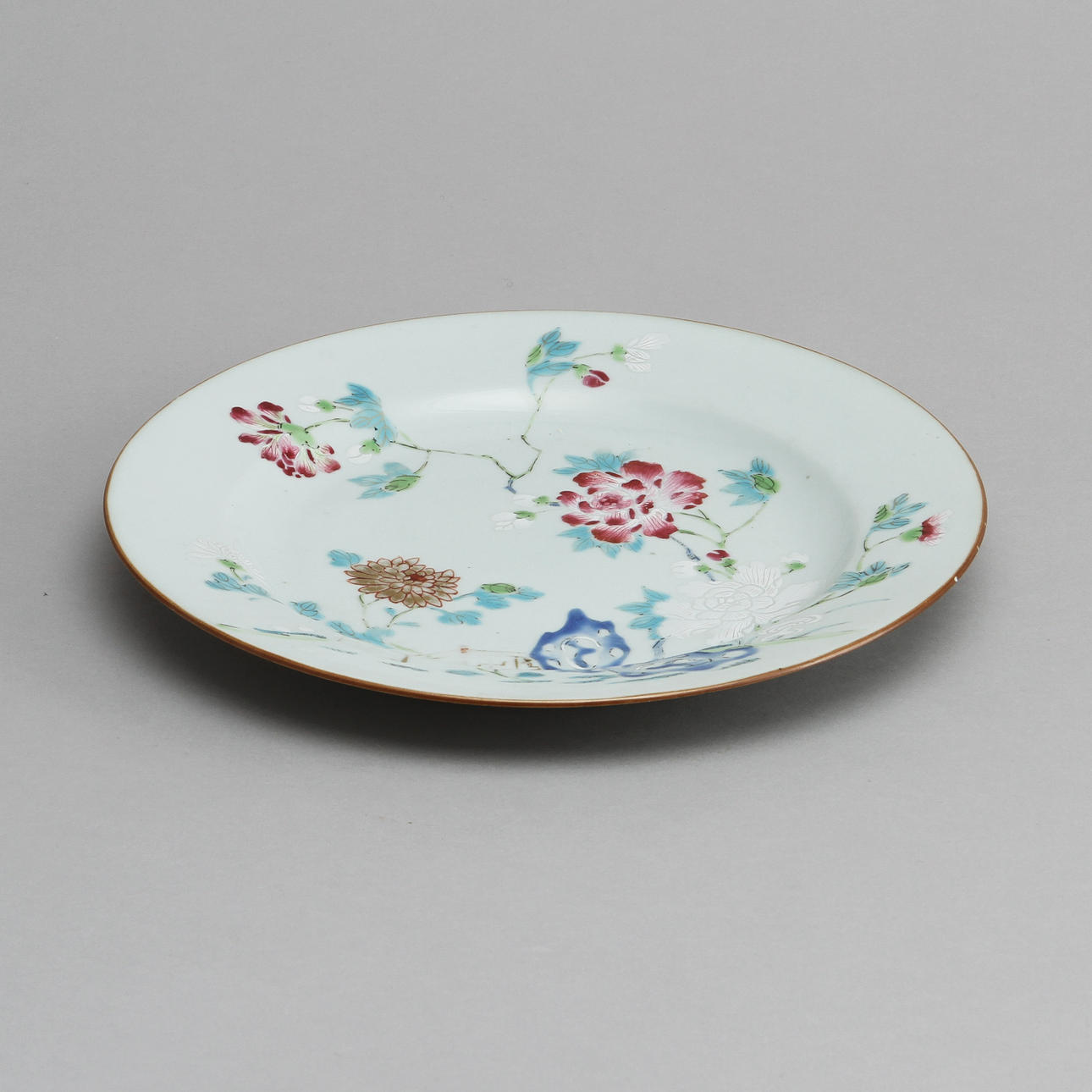 TALLRIK, porslin, Kina, Qianlong, 1736-1795.