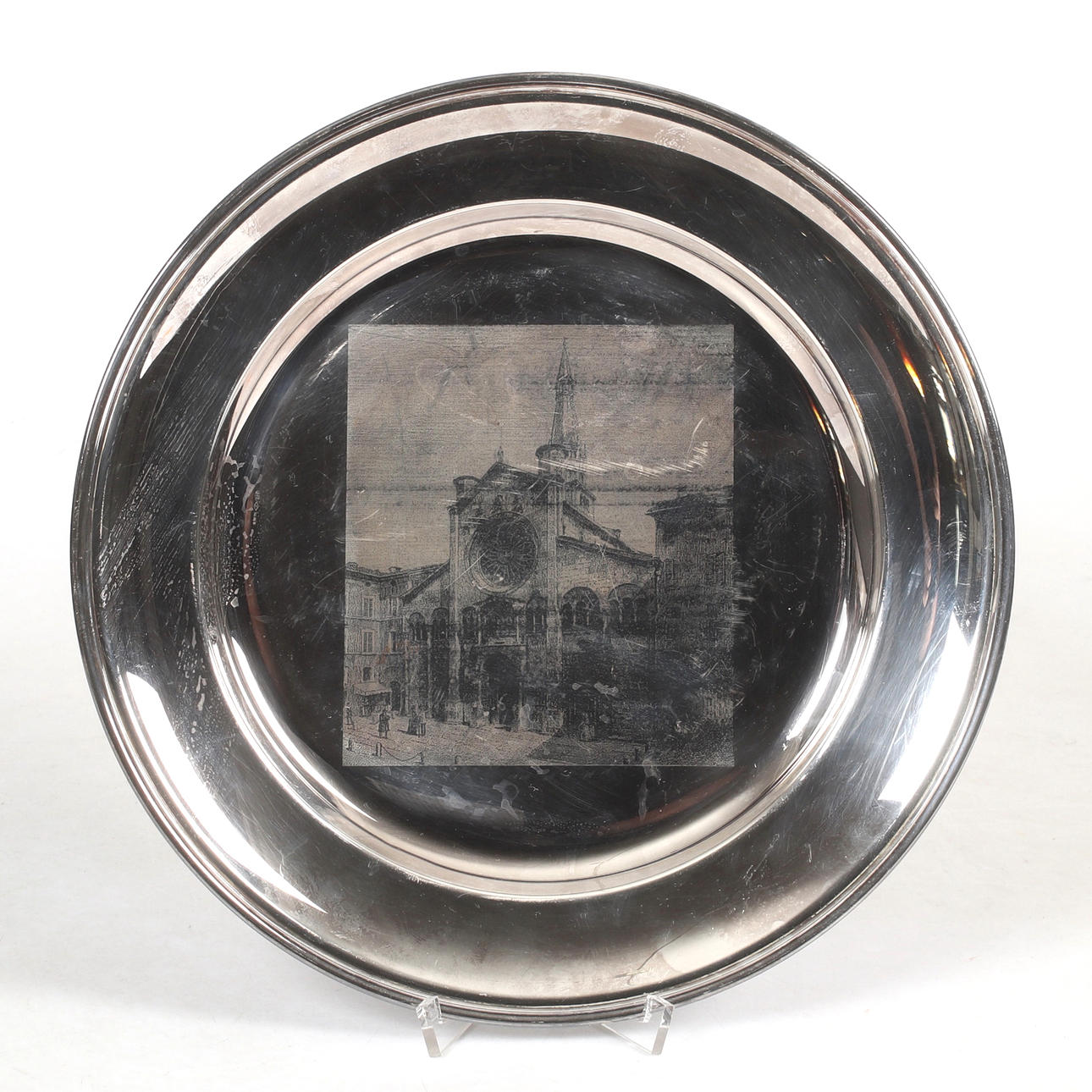 Una placa de plata, Italia, siglo XX.