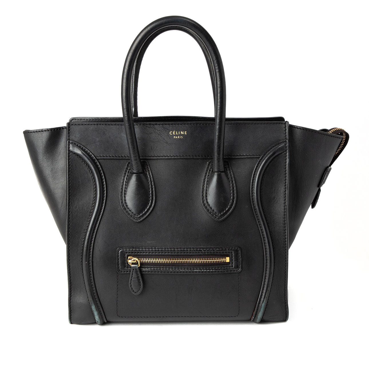 CELINE. Taske, „Bagage Medium“, læder.