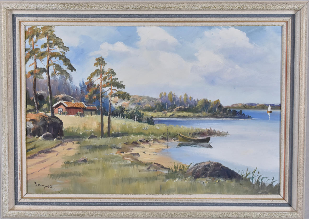 OIDENTIFIERAD KONSTNÄR. Oil on canvas.