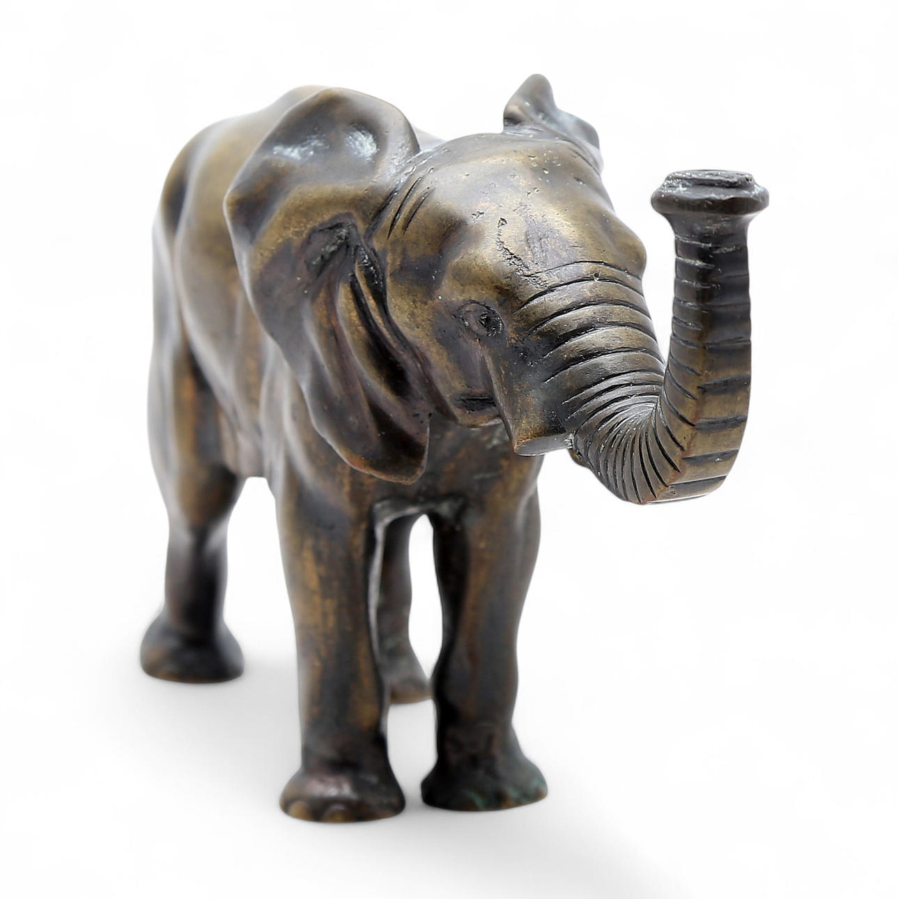 “Elephant”, bronze sculpture, 20th Century.