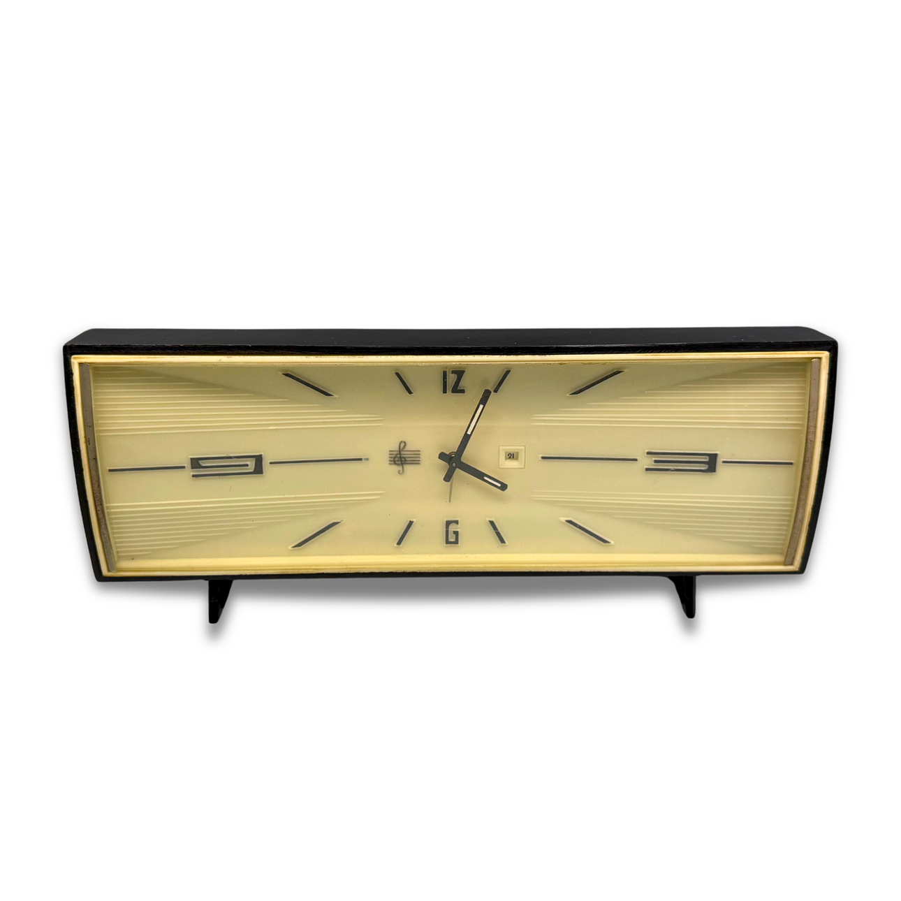 VICTORIA ARAD 1970S TABLE CLOCK.