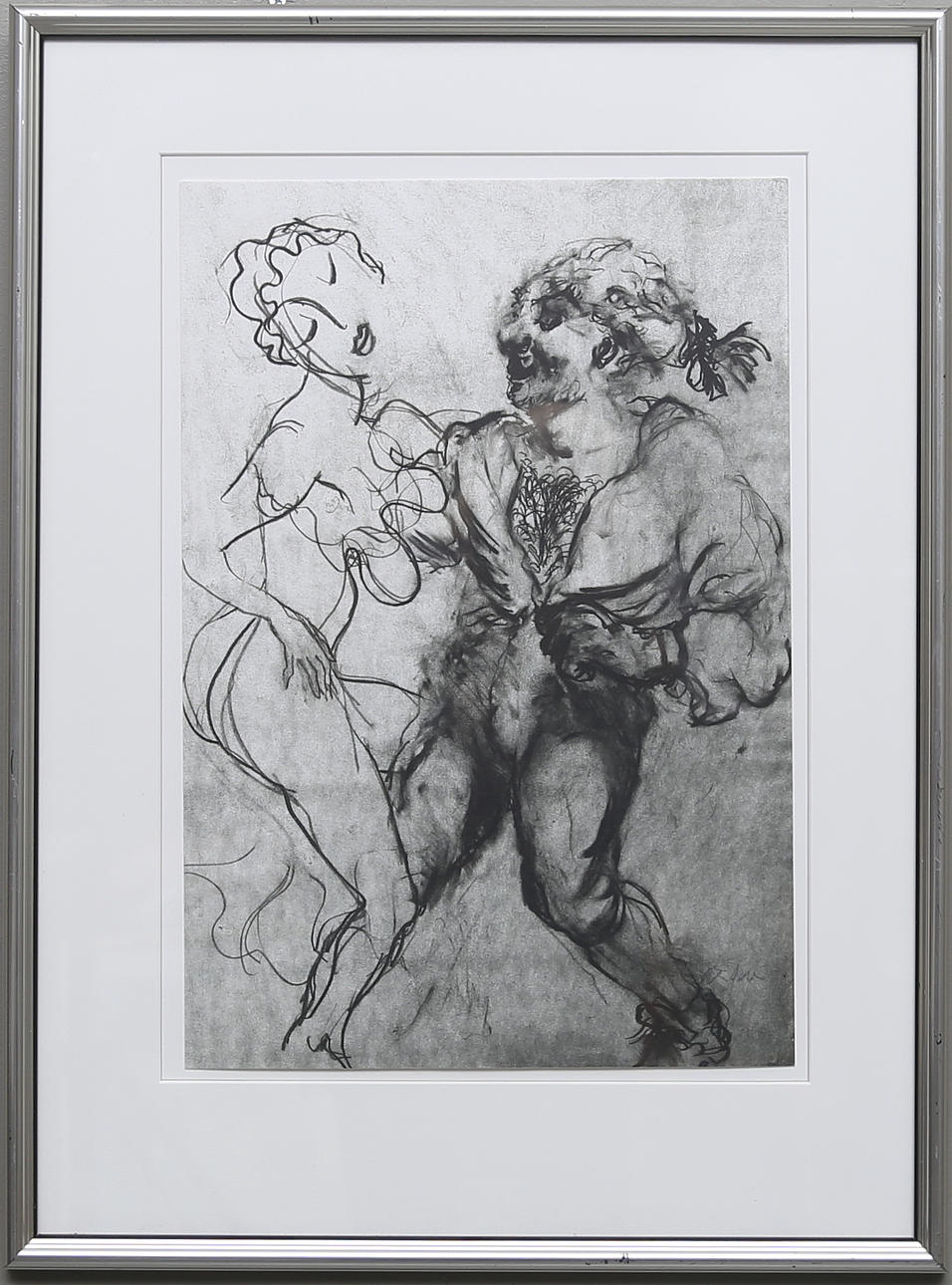 PETER DAHL. litografi, "Epistel 67", Signerad.