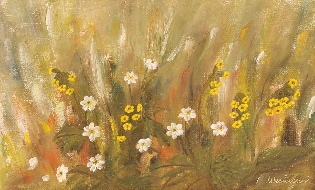 SIV WESTERGREN. Olja på duk, signerad.