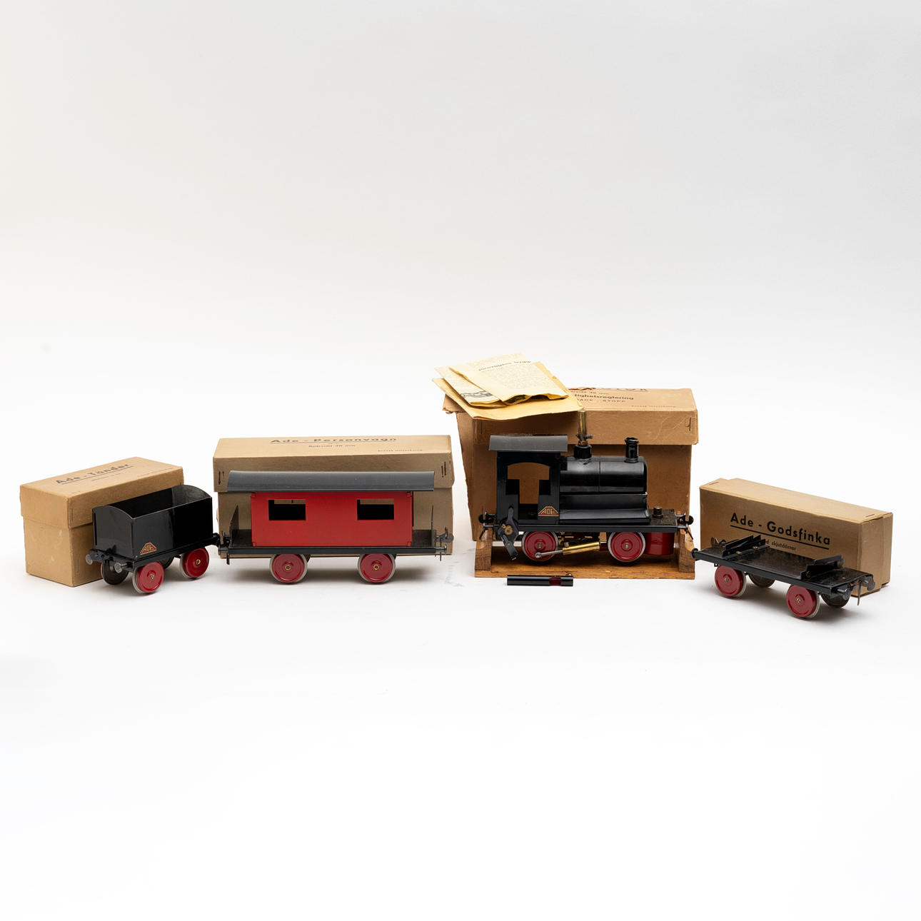 ADE, tog, 4 stykker, sporvidde 48 mm.