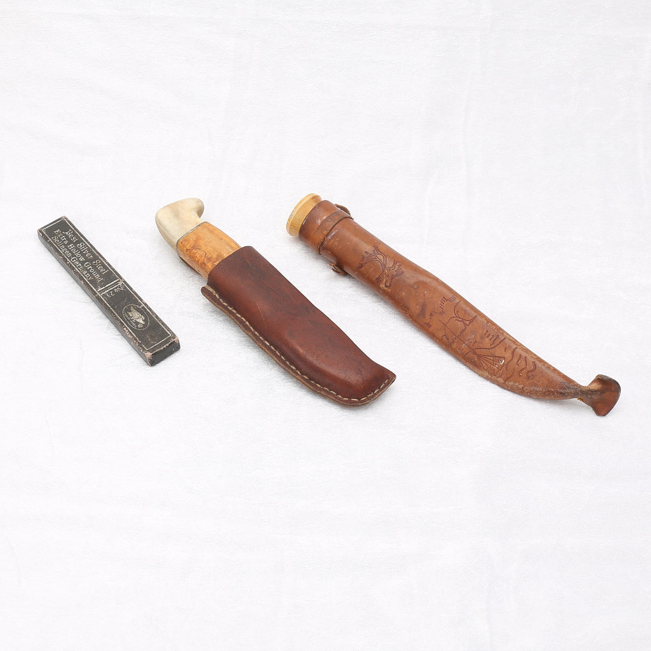 KNIVAR, 3 stycken, bl.a sameknivar.