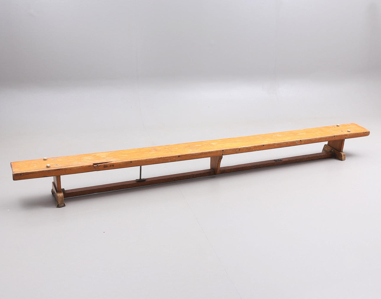 GYMNASTIC BENCH, pine, training equipment, Niels Larsen.