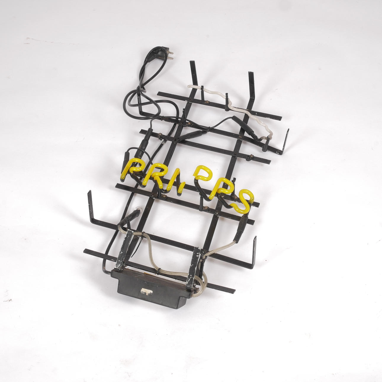 REKLAMSKYLT, neonbelysning, "Pripps", 1900-tal.