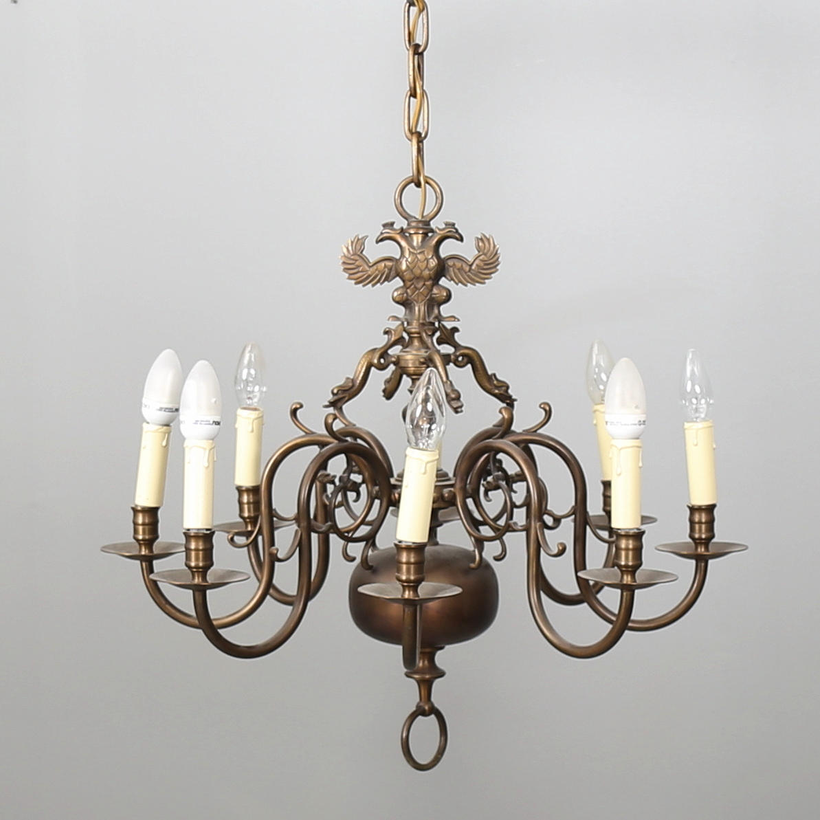 MALMKRONA för åtta ljuspunkter 1940-tal.