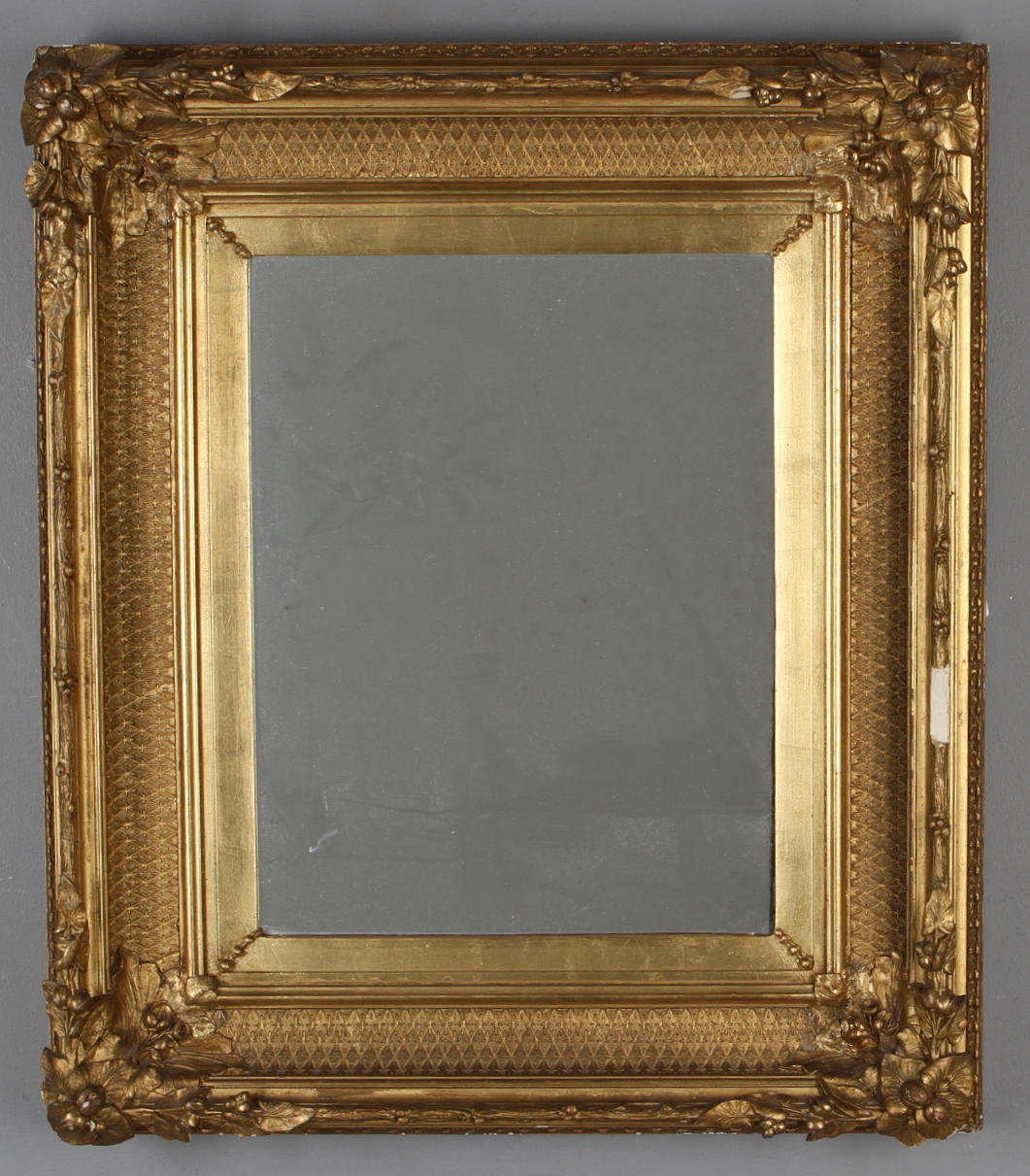 RAM, med spegelglas, sent 1800-tal.