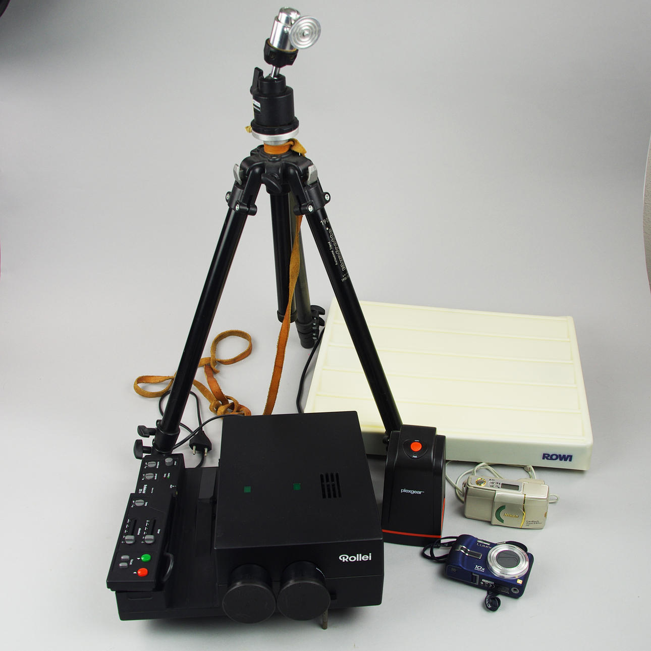 KAMERASTATIV, DIABILDSPROJEKTOR M.M.