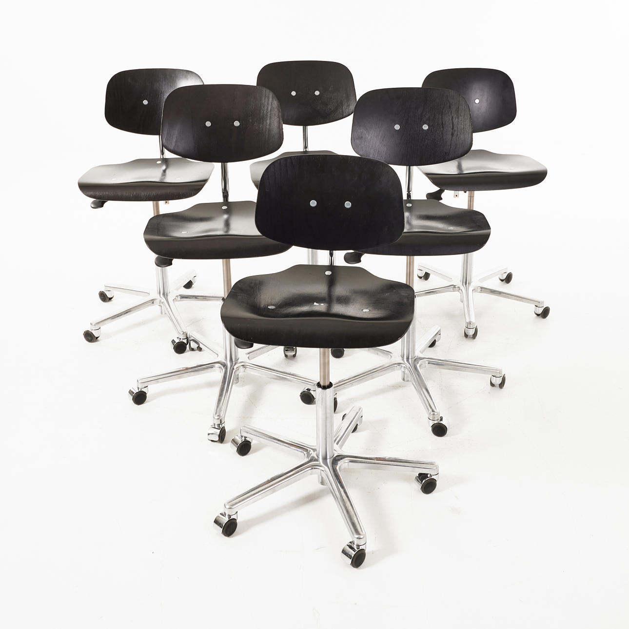 6 työtuolia, Bemefa, Saksa.