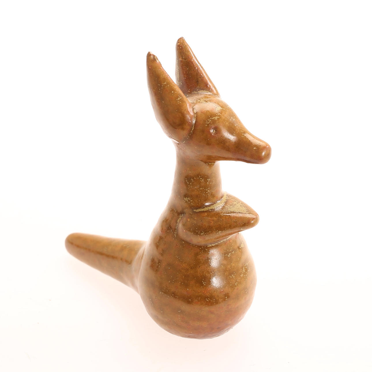 LISA LARSON. Figurin, stengods, "Känguruunge".