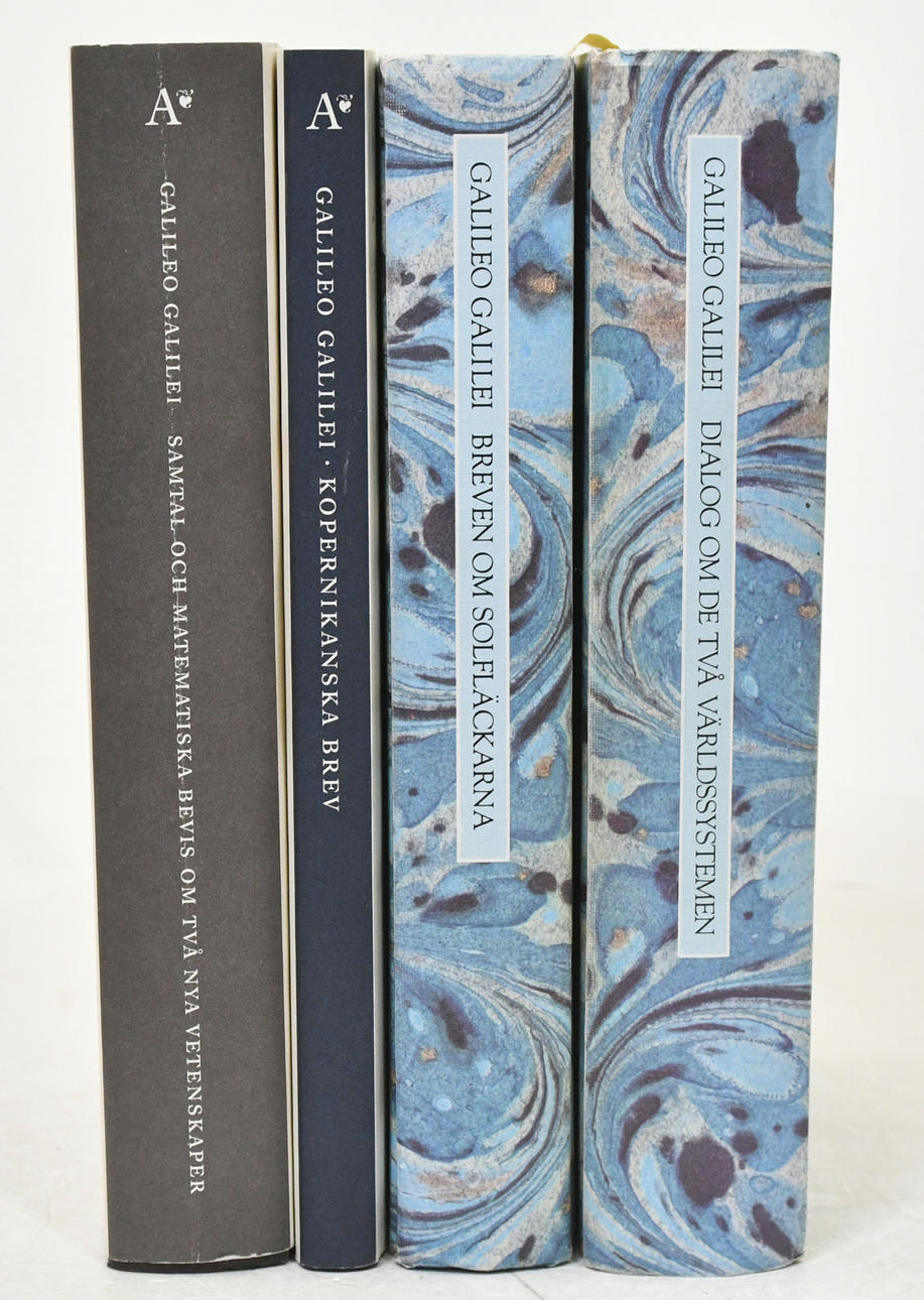 Bücher über Galileo Galilei. 4 Bände.