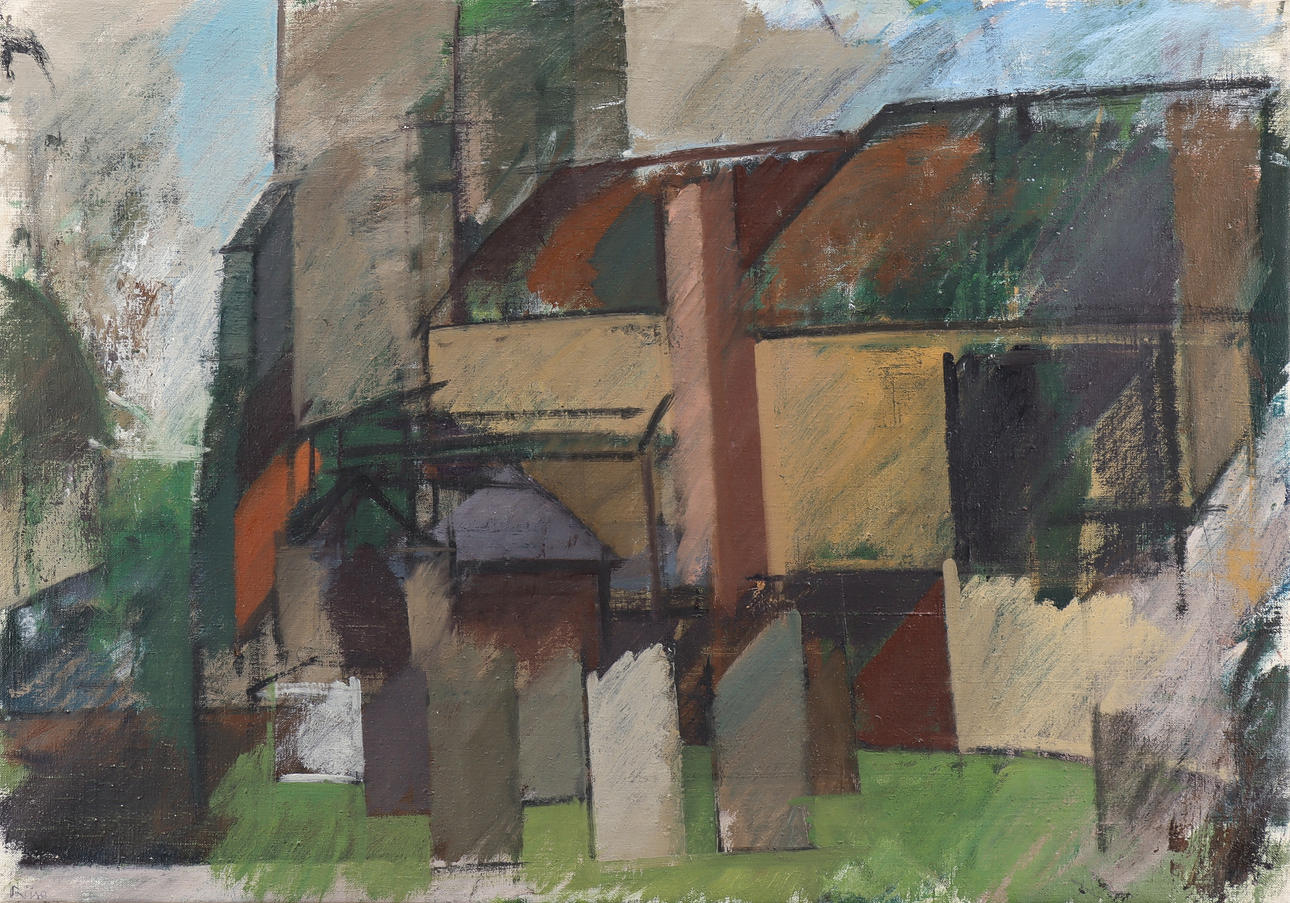 CARL RIISE (1920-2016). „(Academia) Kirke...“.