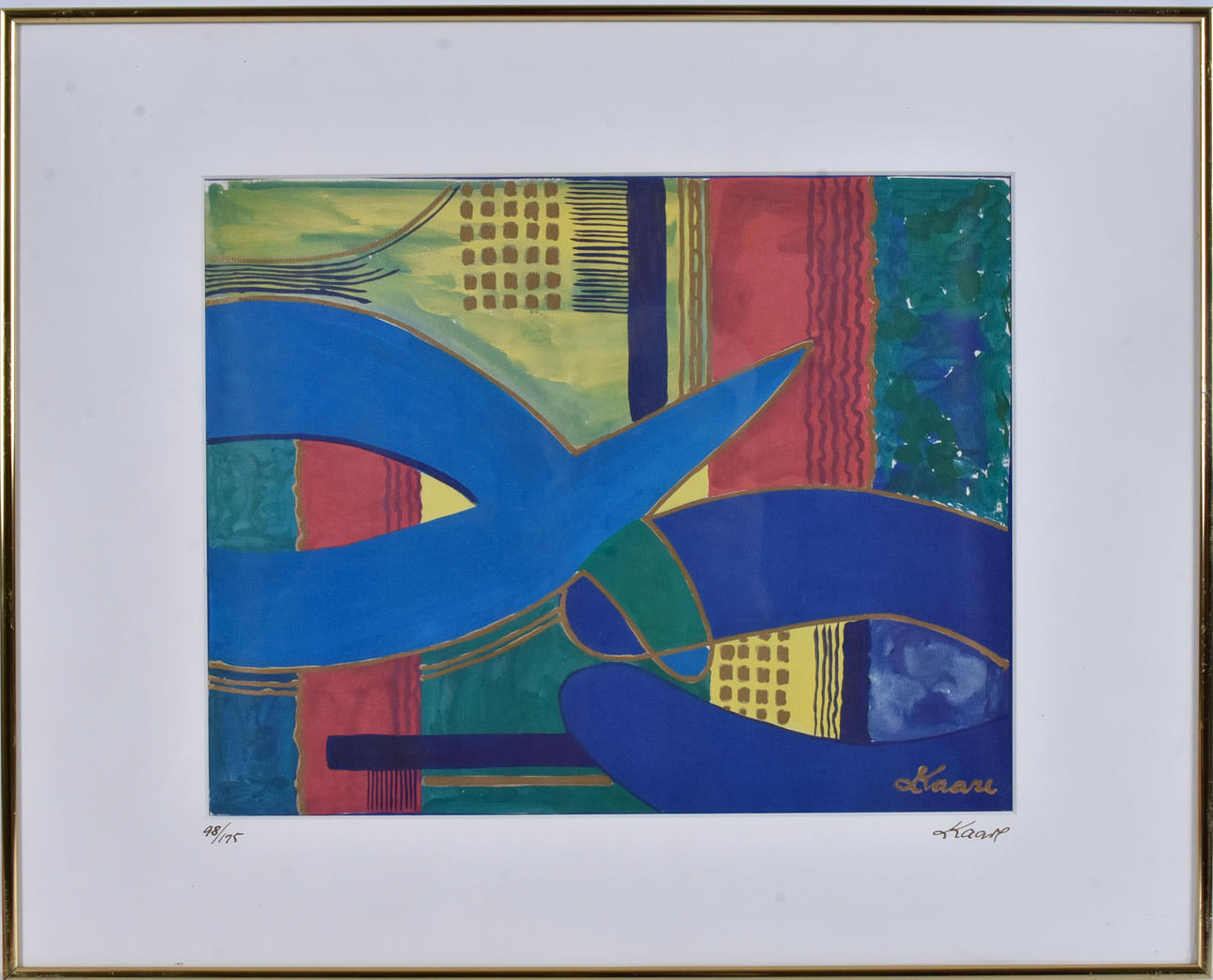 KARL KAAGE. Color lithography.