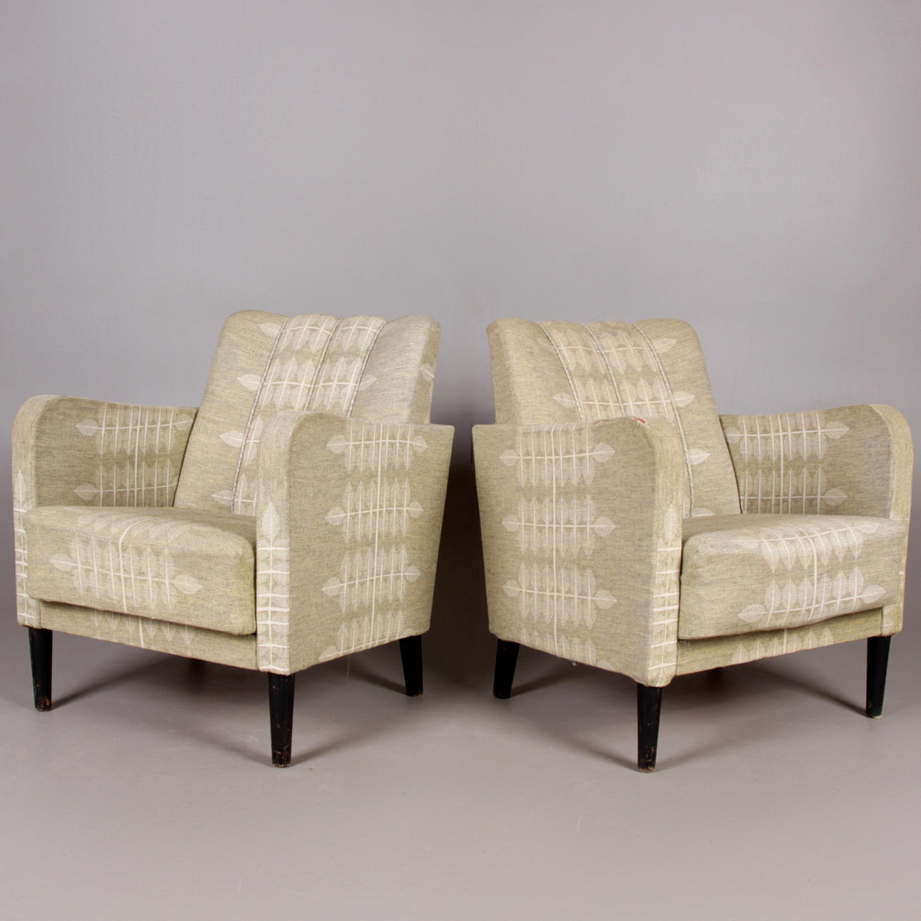 FÅTÖLJER, ett par, Nordiska Kompaniet, omkring 1930-tal.