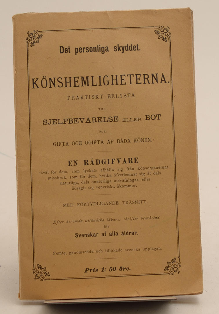 BOK, Det Personliga Skyddet. Könshemligheterna. 1885.
