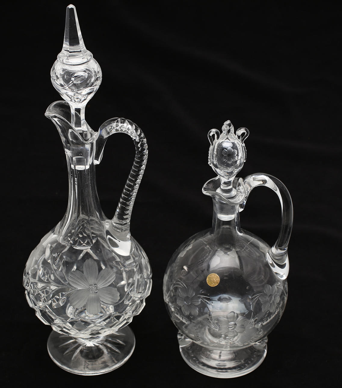 KARAFFER, glas 2 st.