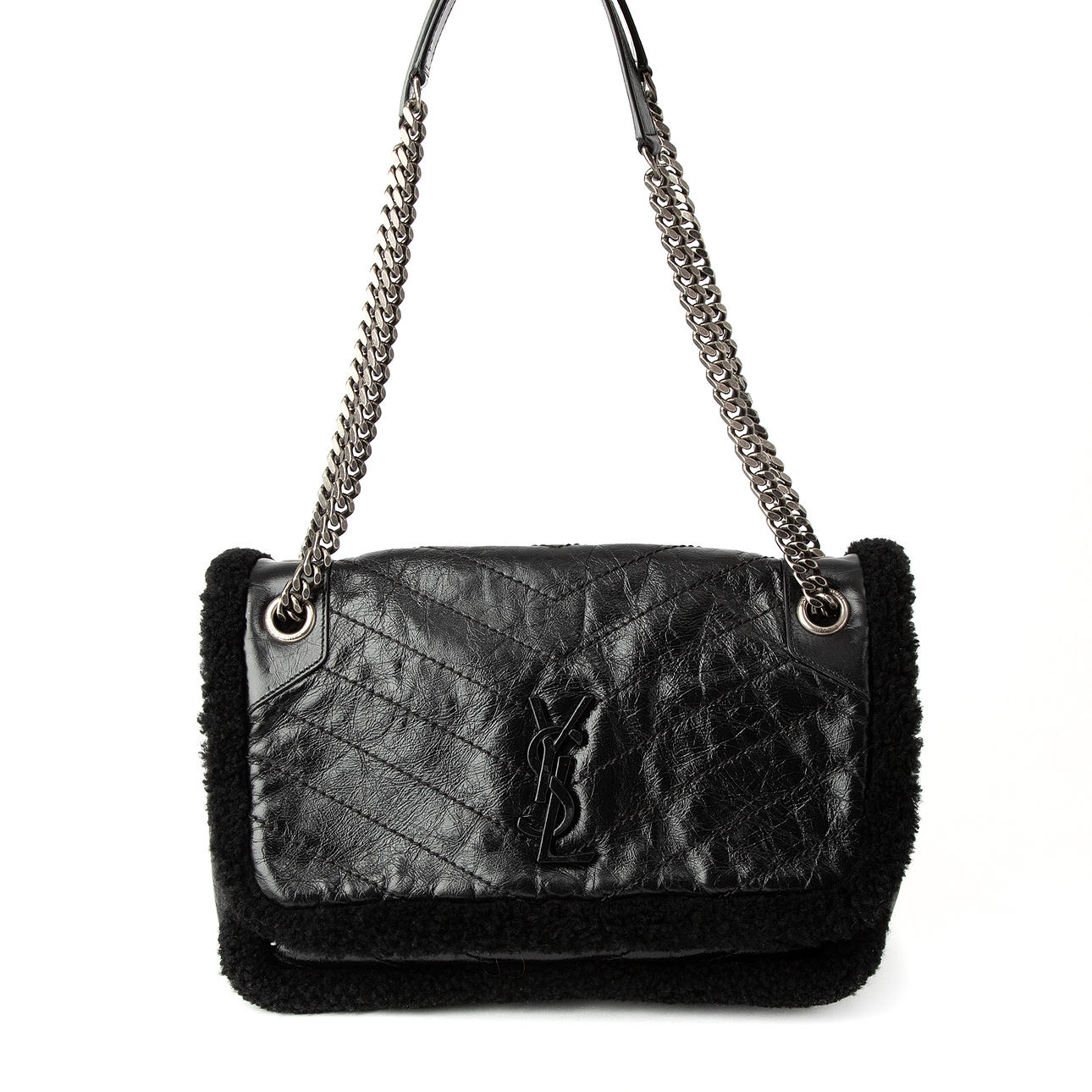 YSL. Väska, "Niki Medium", läder.