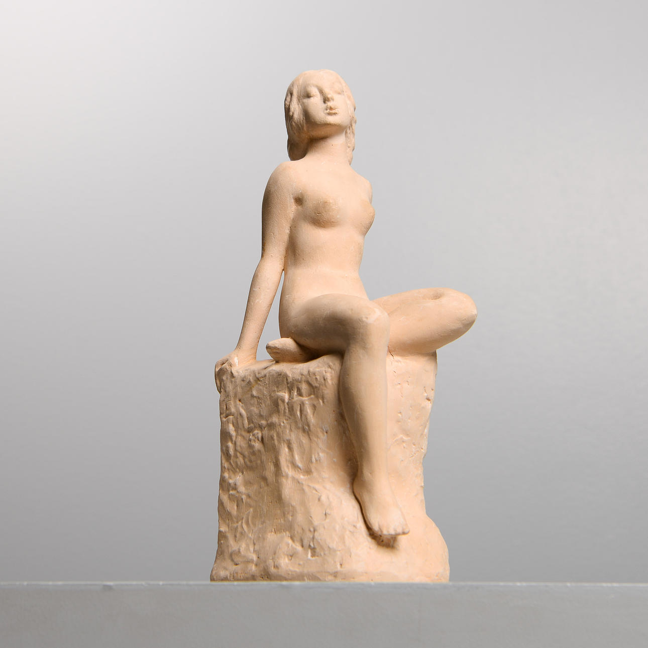 CARIN NILSON. Sculpture, plaster, signed, dated 1944.
