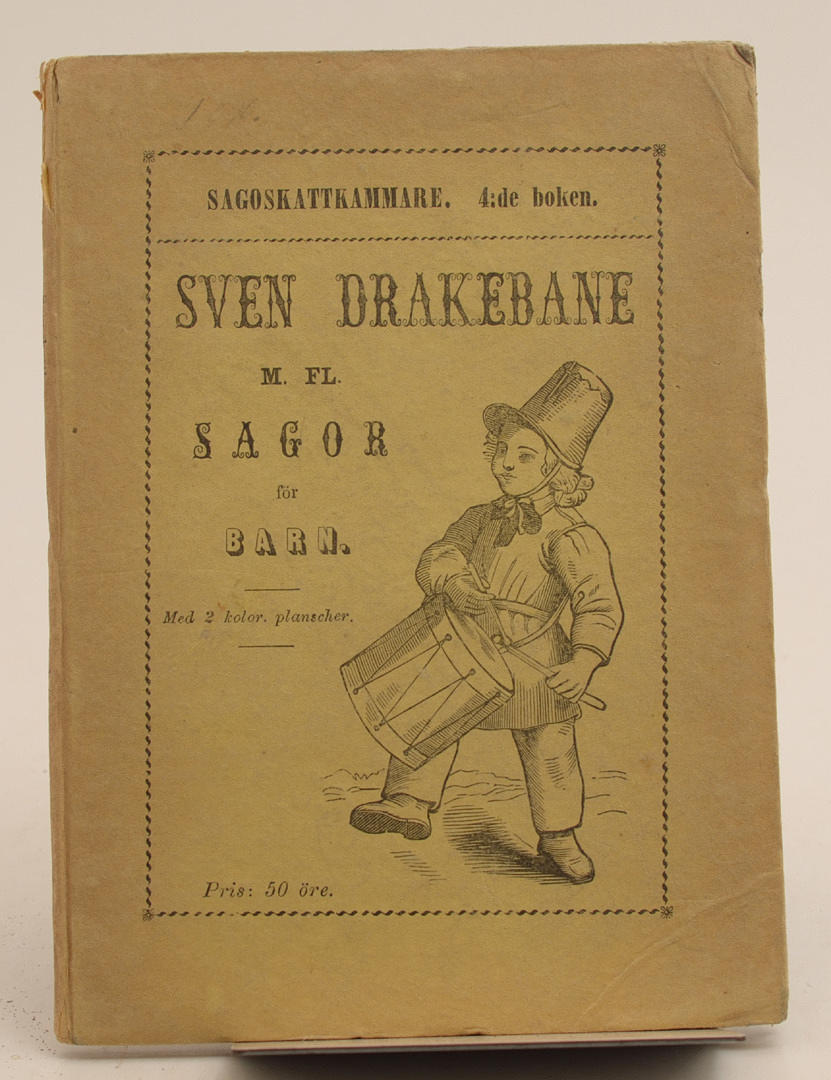 GAMMAL BARNBOK. Sven drakebane 1863.
