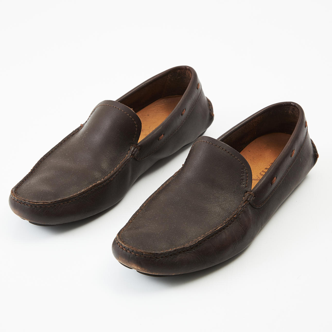 PRADA, loafers, size 9.