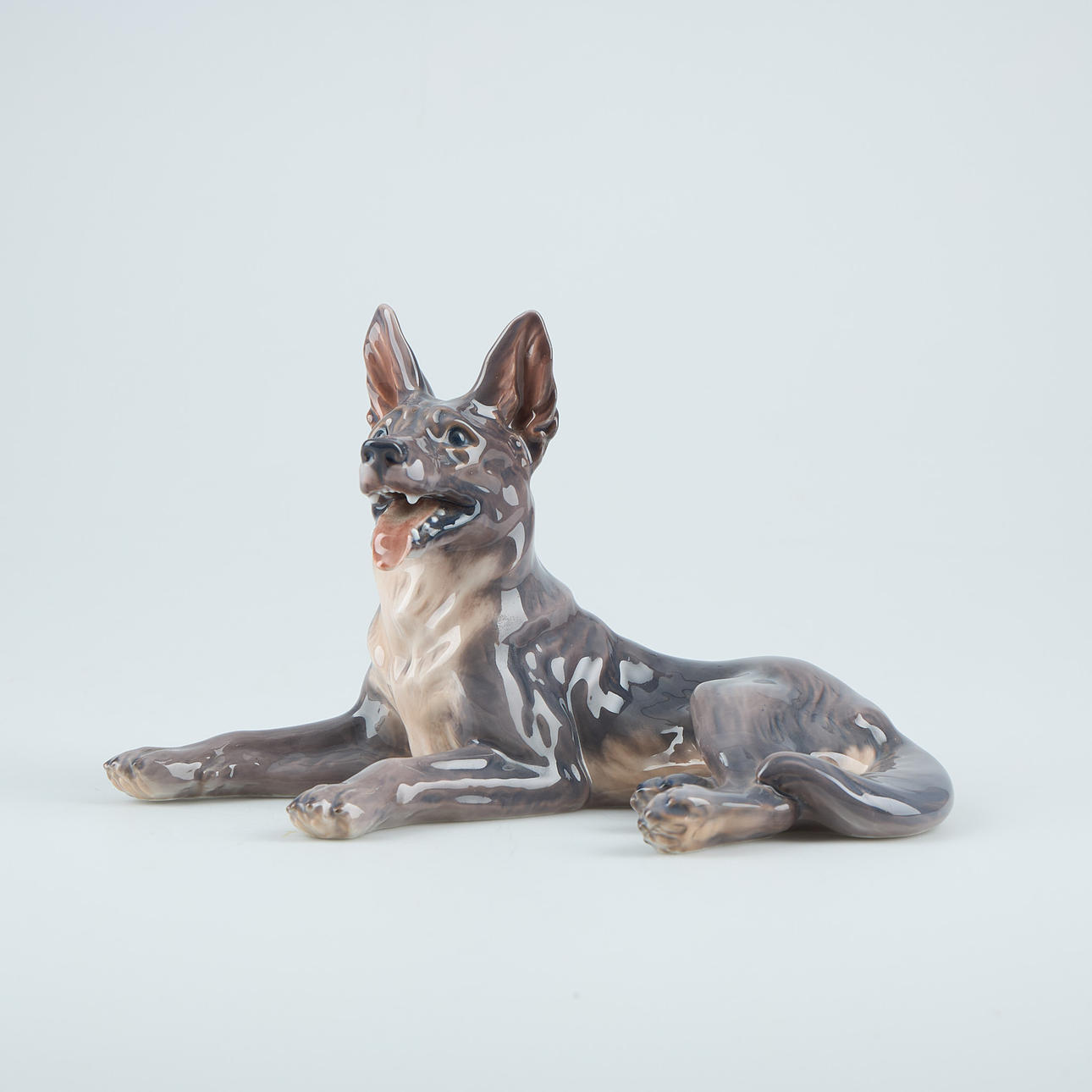 FIGURIINI, koira, posliini, Dahl Jensen.