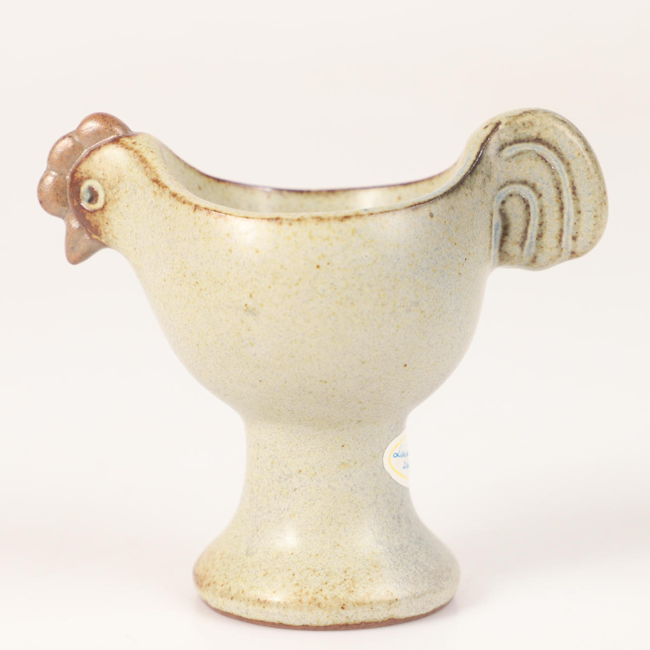 LISA LARSON. Äggkopp, glaserat stengods, Gustavsberg.