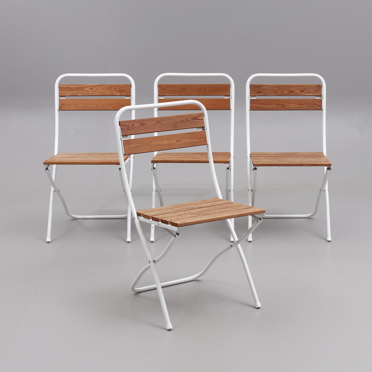 PUUTARHATUOLIT, 4 kpl, puu/ metalli.