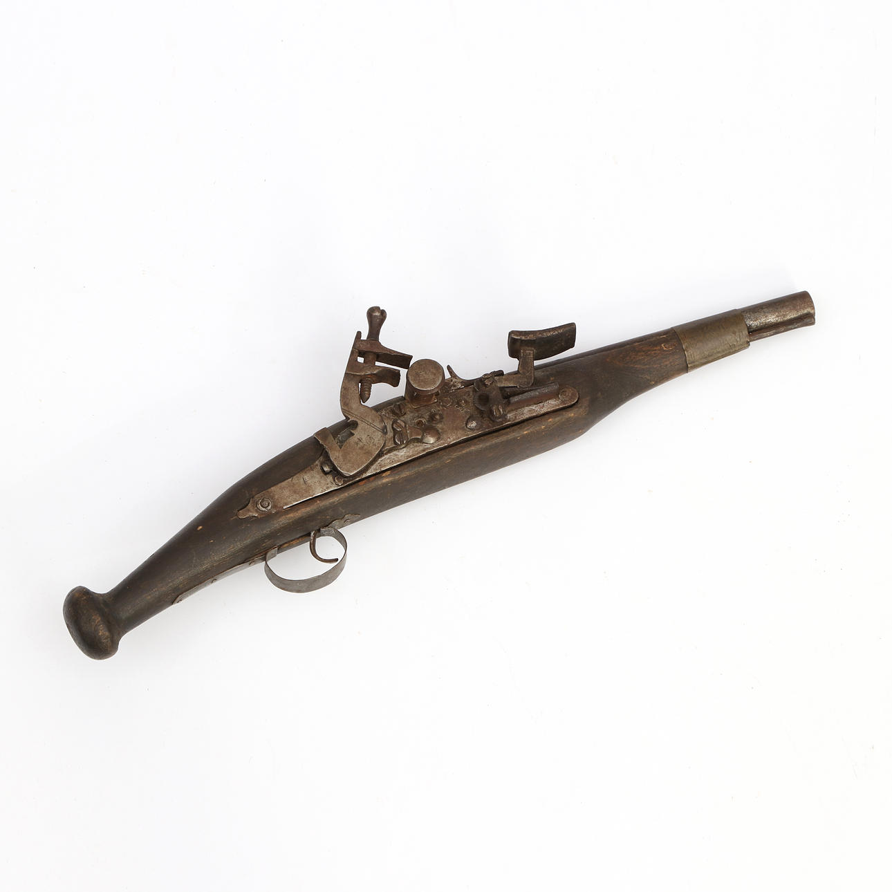 FLINT LOCK GUN. Probably North Africa.