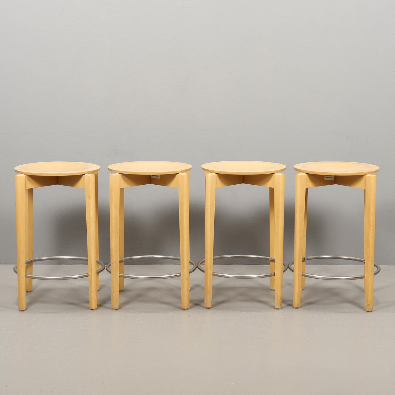 Four Scandiform pallets, 1900/2000s.