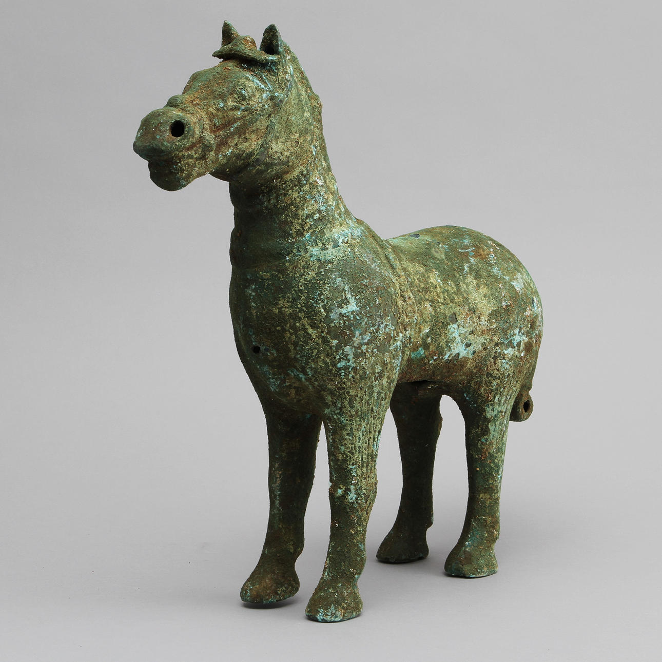 HÄST, brons, Kina, Tang-stil, 1900-talets första hälft.