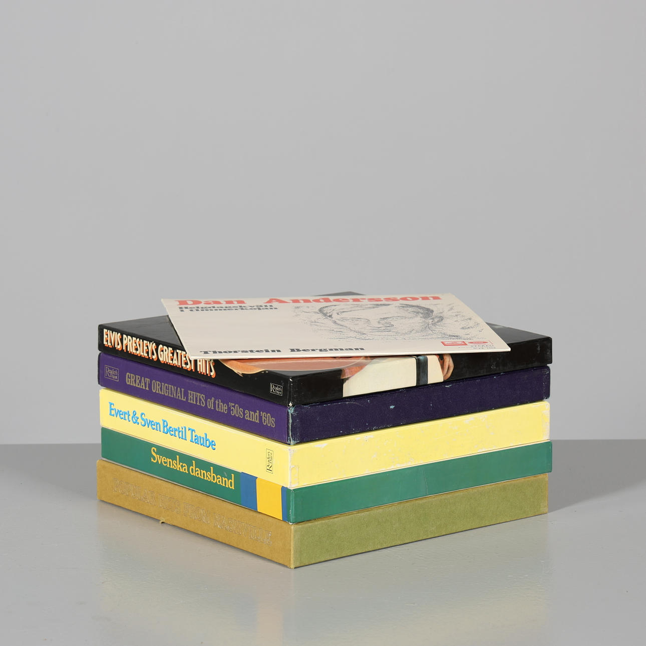 VINYL RECORDS, 5 boxes and 1 LP.