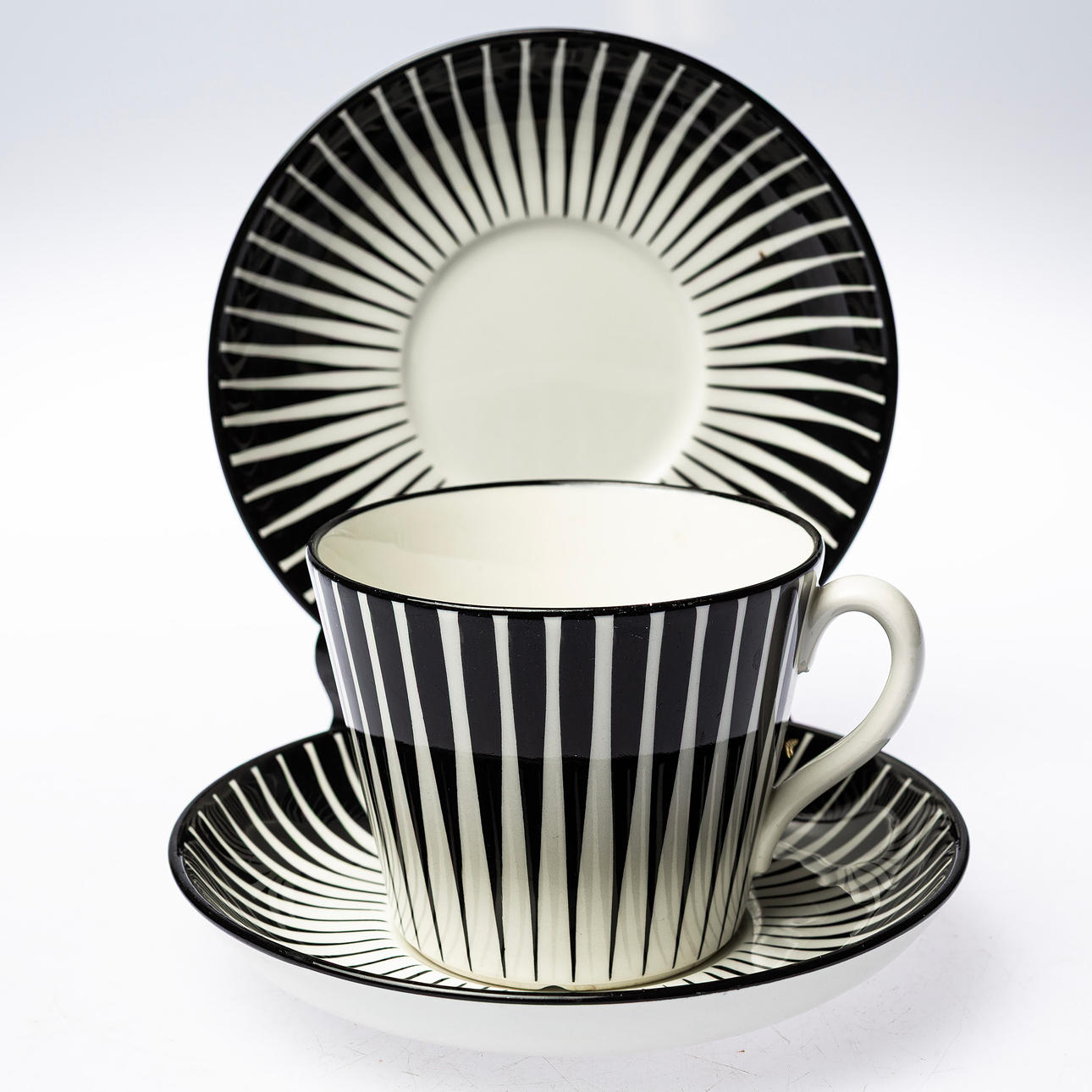 EUGEN TROST. Astioiden osat, 11kpl, ”Zebra”, Gefle.